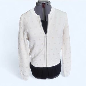 NWOT BCBG MAXARIA zip sweater